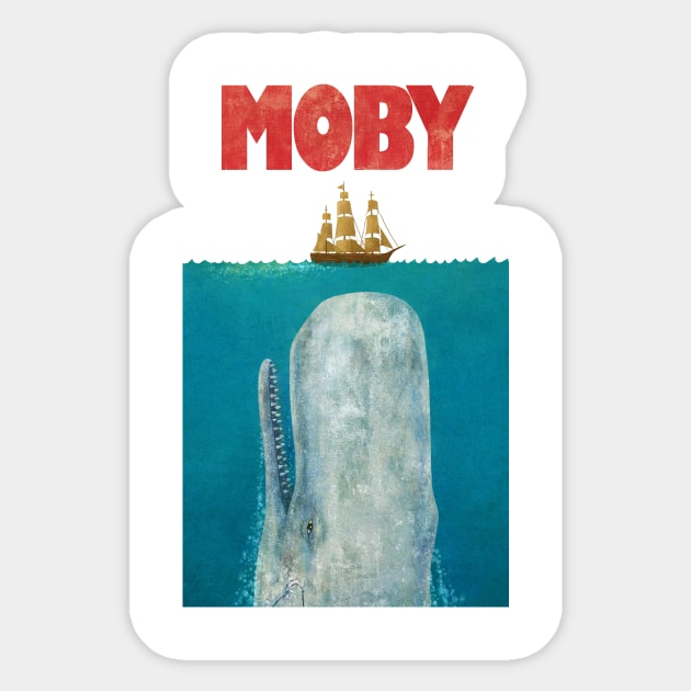 Moby Sticker by Terry Fan